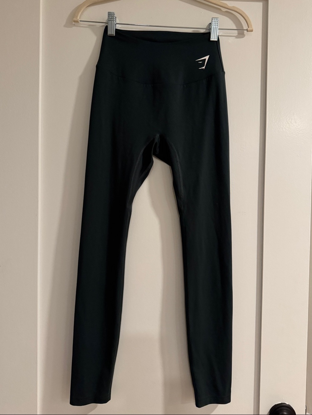 Gymshark Training High-Waisted Leggings in Dark Green | 25” Inseam
